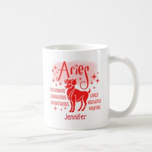 Aries Zodiac Horoscope Coffee Mug