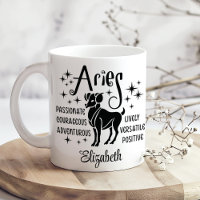 Aries Zodiac Horoscope Custom Name 