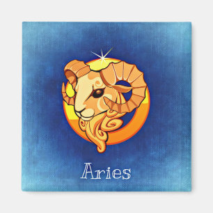 aries zodiac magnet