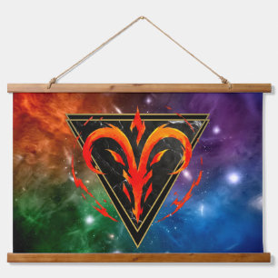 Aries Zodiac Nebula Background Astro Gift Hanging Tapestry