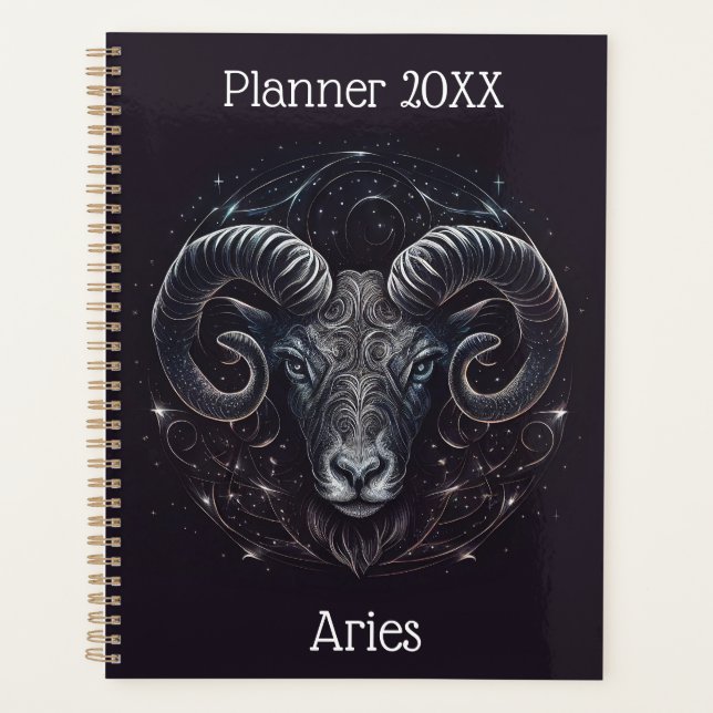 Aries Zodiac  Planner (Front)