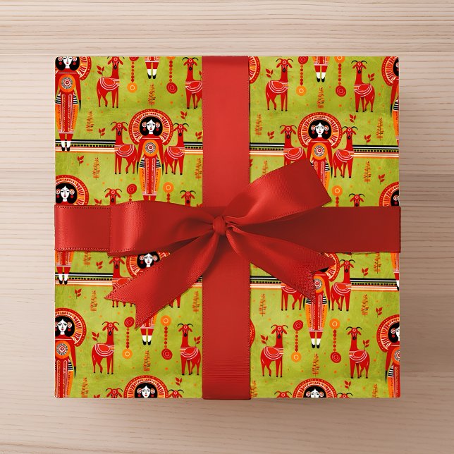 Aries zodiac princess wrapping paper (Creator Uploaded)