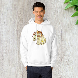 Aries Zodiac Ram Colourful Astrological  Hoodie