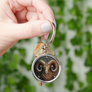 Aries Zodiac Sign Aries Horoscope Key Ring