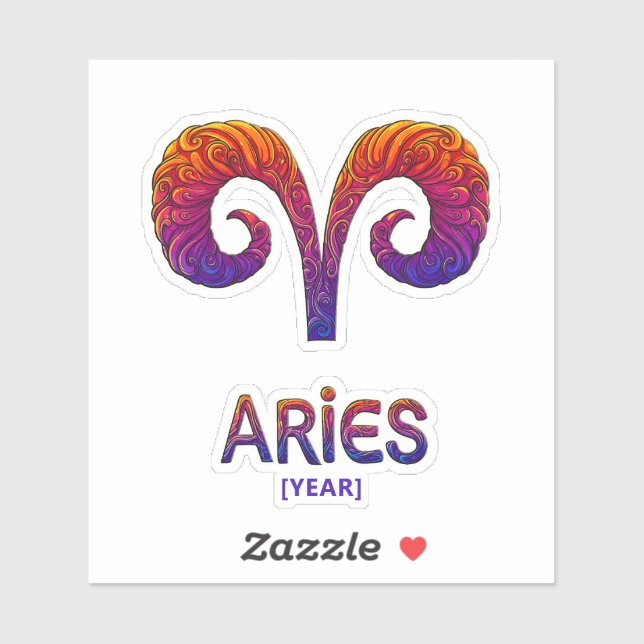 Aries Zodiac Sign / Aries Zodiac (Sheet)