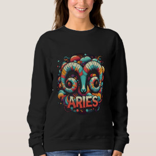 Aries Zodiac Sign Astrology Born In March April Bi Sweatshirt
