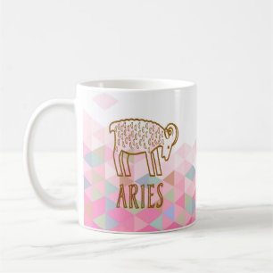 Aries Zodiac Sign Coffee Mug