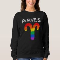 Aries Zodiac Sign Gay Lesbian Lgbt Pride Rainbow F