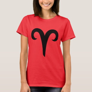 Aries Zodiac Sign Horoscope Symbol T-Shirt