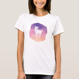Aries zodiac sign pink T-Shirt