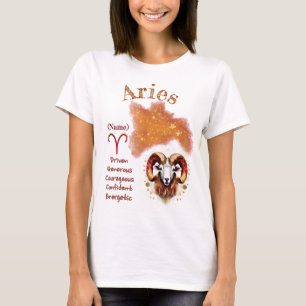 Aries Zodiac Sign T-Shirt