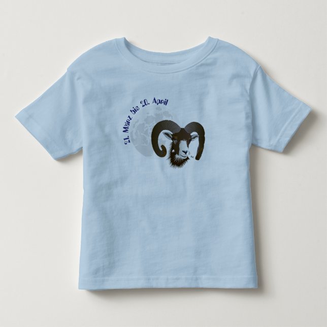 Aries - zodiac sign T-shirt (Front)
