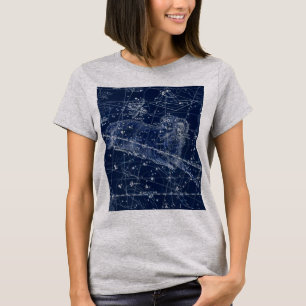 Aries Zodiac Sign Vintage Illustration T-Shirt