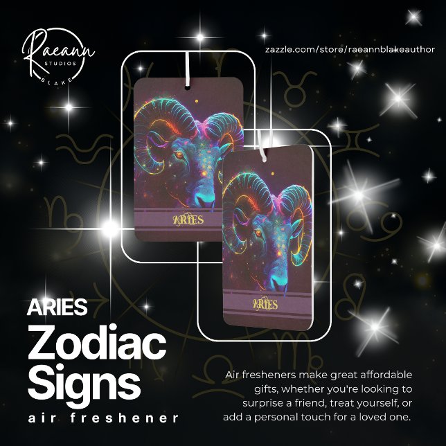 Aries Zodiac Signs Celestial Air Freshener (Creator Uploaded)