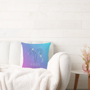 Aries Zodiac Star Sign Horoscope Constellation Cushion