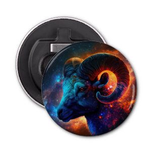 Aries Zodiac Star Sign – No Text - Bottle Opener