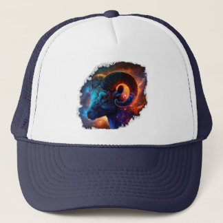 Aries Zodiac Star Sign Trucker Hat