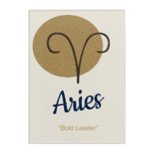 Aries Zodiac Wall Art- Acrylic Print