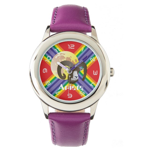 Ariete 21 March to 20 april Orologio Watch (Front)