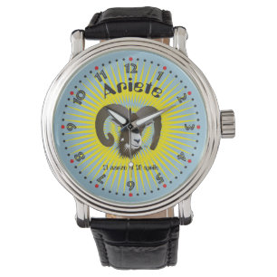 Ariete 21 March to 20 april Orologio Watch