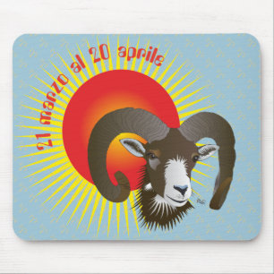 Ariete 21 marzo al 20 aprile Tappetini per mouse Mat