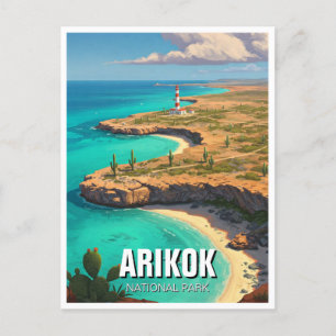 Arikok National Park Aruba Travel Postcard