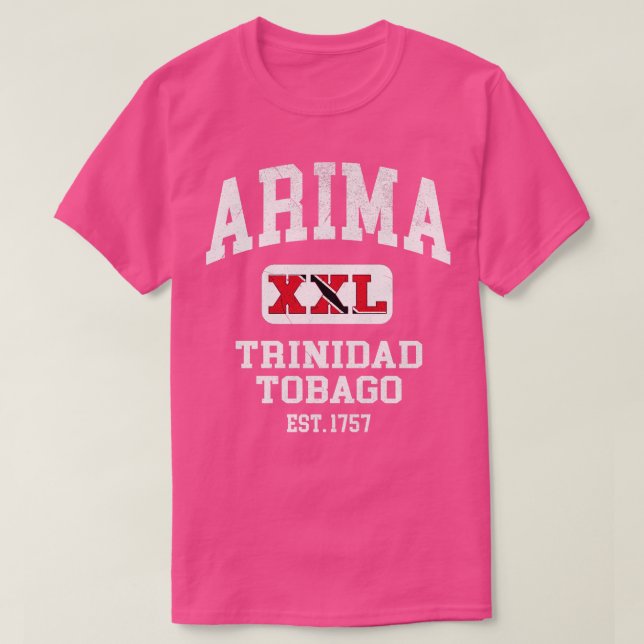 Arima Trinidad and Tobago XXL Athletic design T-Shirt (Design Front)