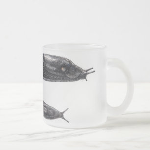 Arion rufus - frosted glass watercolor mug