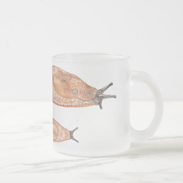 Arion rufus "red" phase - watercolor mug (Right)