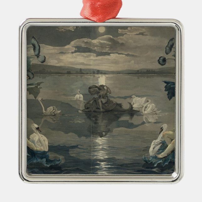 Arion's Sea Journey, 1809 Metal Tree Decoration (Front)