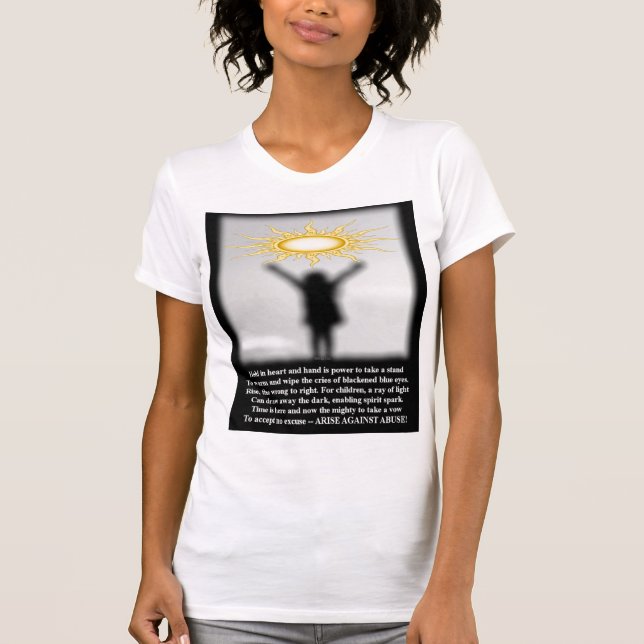 Arise Against Abuse T-Shirt (Front)