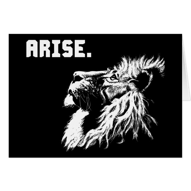 ARISE - Lion Motivational (Front Horizontal)
