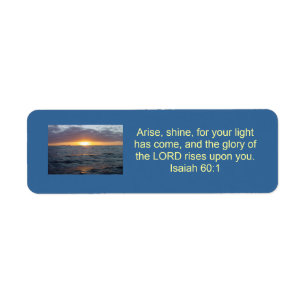 Arise Shine - Isaiah 60:1