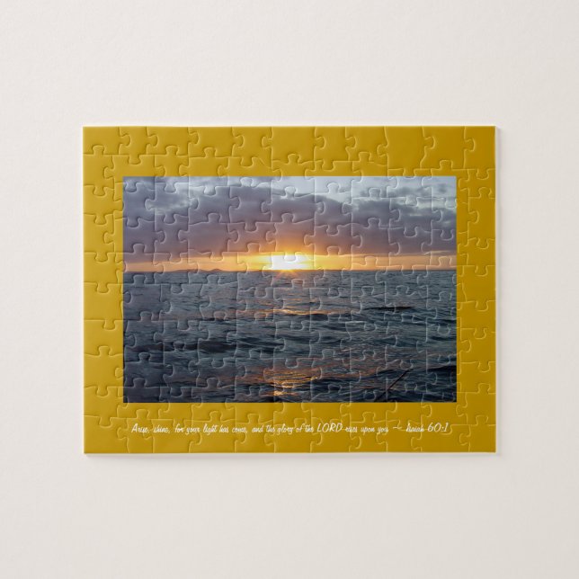 Arise Shine - Isaiah 60:1 Jigsaw Puzzle (Horizontal)