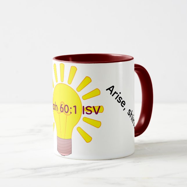 Arise, shine! mug (Front Right)