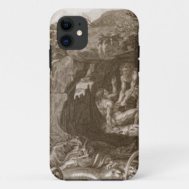 Aristeus Compels Proteus to Reveal his Oracles, 17 Case-Mate iPhone Case (Back)