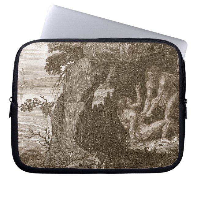 Aristeus Compels Proteus to Reveal his Oracles, 17 Laptop Sleeve (Front)