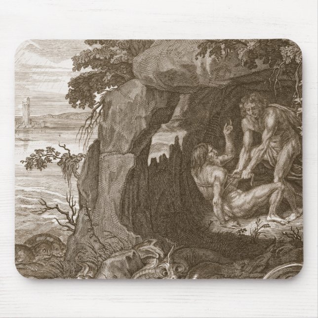 Aristeus Compels Proteus to Reveal his Oracles, 17 Mouse Mat (Front)
