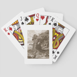 Aristeus Compels Proteus to Reveal his Oracles, 17 Playing Cards