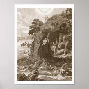 Aristeus Compels Proteus to Reveal his Oracles, 17 Poster