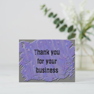 Aristic Thank You for Your Business Customer Postcard