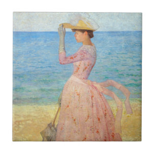 Aristide Maillol - Woman with a Parasol Tile