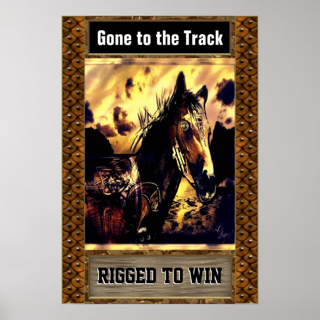 Aristides Cyborg Horse Customisable Poster (Front)