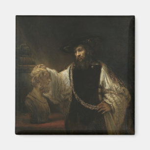 Aristotle (384-322 BC) with a Bust of Homer Magnet
