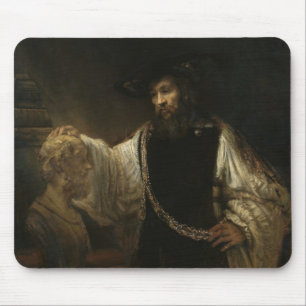 Aristotle (384-322 BC) with a Bust of Homer Mouse Mat