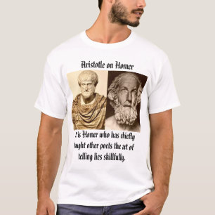 aristotle_altemps, homer, Aristotle on Homer, I... T-Shirt