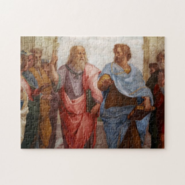 Aristotle and Plato by Raphael Jigsaw Puzzle (Horizontal)