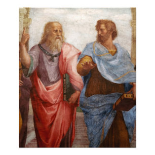 Aristotle and Plato by Raphael Photo Print