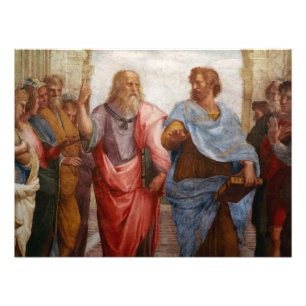 Aristotle and Plato by Raphael Photo Print