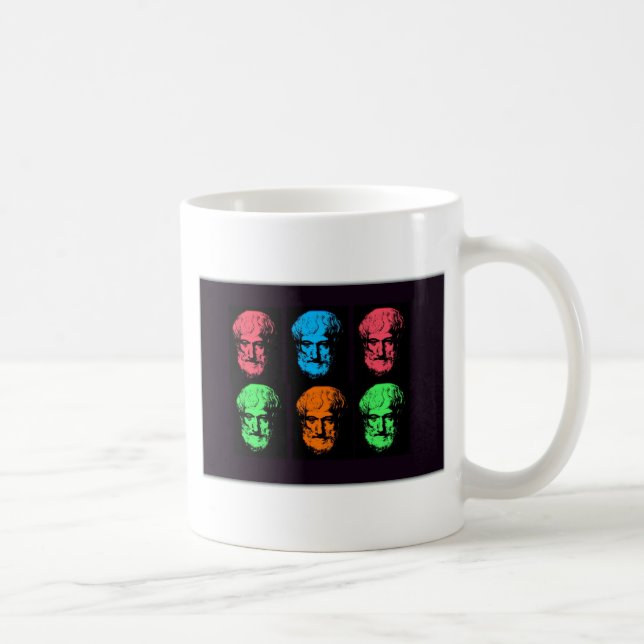 Aristotle Collage Coffee Mug (Right)